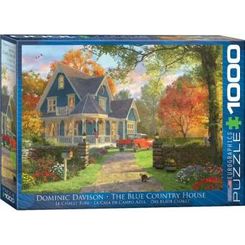 Image 1 of EUROGRAPHICS - Puzzle Davison: The blue country house - 1 000 piese