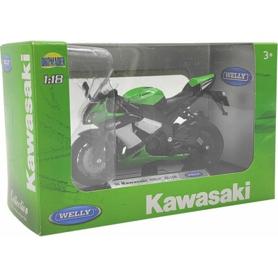 Welly Motocykel Suzuki GSXR750 modrý 1:18