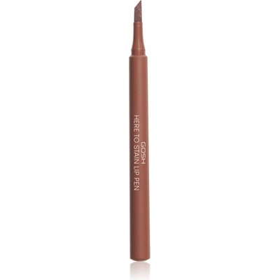 Gosh Copenhagen Here To Stain Lip Pen pero na rty Coffee Stain 006 1 ml – Zboží Dáma