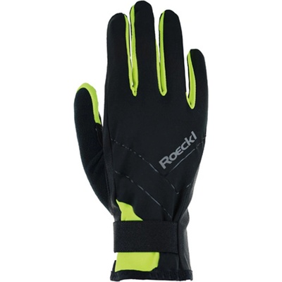 Roeckl rukavice Lillby 2 JR black/fluo yellow