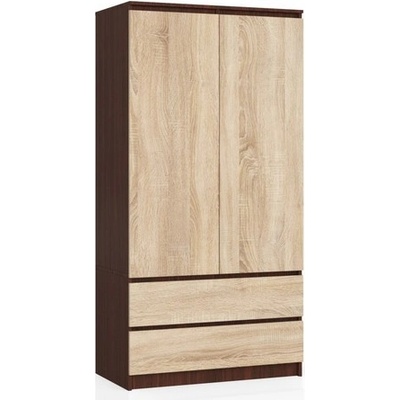 Signal S90 2 dvierka 2 zásuvky wenge/dub sonoma