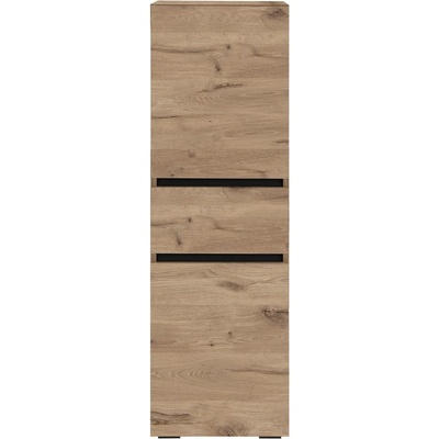 Støraa Висок шкаф за баня от декор от дъб в естествен цвят 38x130 cm Wisla - Støraa (607011075)