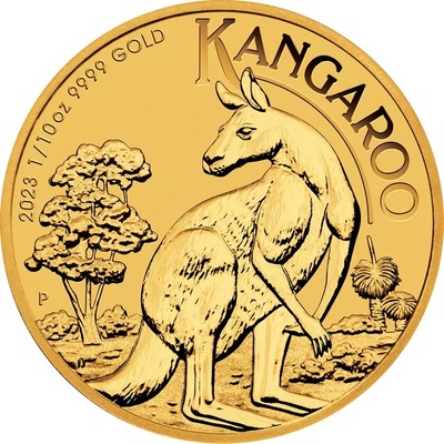 Perth Mint 15 AUD Australian Kangaroo Klokan rudý 1/10 oz