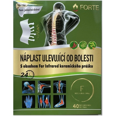 FORTE Náplast ulevující od bolesti 12 x 18 cm 1 ks