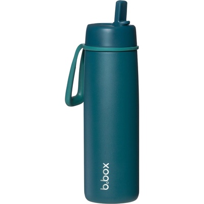 B.box Nerezová termolahev s brčkem 690 ml sea glass