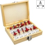 ROX Wood Комплект фрезери в кутия 12 броя / rox 153rox0309 / (rox 153rox0309)