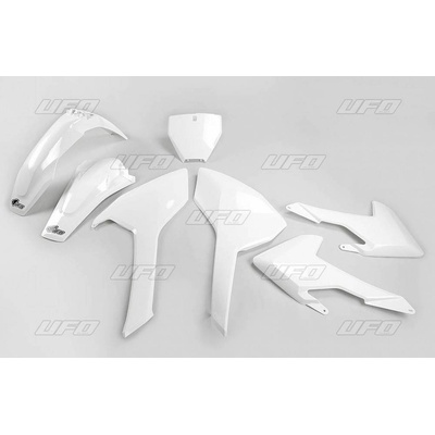 UFO kompletní plasty HUSQVARNA TC/FC 125/250/300/350/450 16-18 krom TC 250 16 OEM 17 bílá HUSQVARNA TC250 rok 16-18