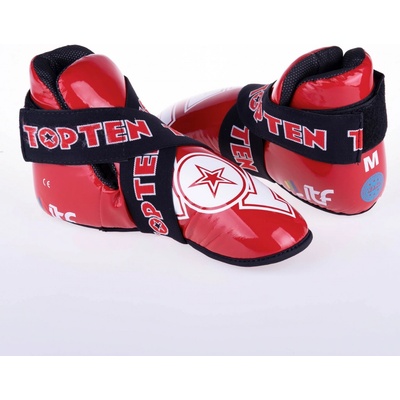 Top Ten Chrániče nohou SuperLight glossy ITF/WAKO červená – Hledejceny.cz