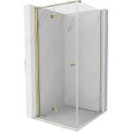 Mexen Mist-F сгъваем ляв душ-кабина 75 x 75 см, прозрачна, златна - 8A6T-075-075-50-00-L (8A6T-075-075-50-00-L)