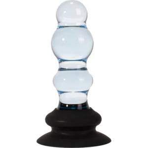 X-Men Лепящо се дилдо Butt Plug "SUPER CLEAR BLUE" 14 см