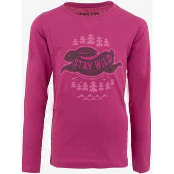 Alpine Pro Розова памучна тениска за момичета ALPINE PRO KIAMO ALPINE PRO | Rozov | Момичешки | 160/162