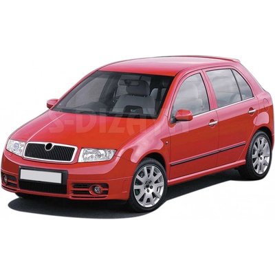 Škoda Fabia I nerez okennej spodnej lišty 4 ks nie kombi