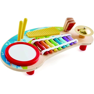HaPe International Детска музикална маса Hape - 5 музикални инструмента. от дърво (H0612)
