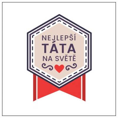 Plakát čtverec Ikea kompatibilní Nejlepší táta na světě