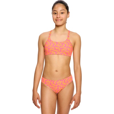Modibodi crop top Summer Wavy Pink horní díl DPMHDCTWP