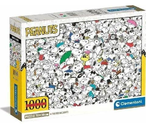Clementoni Impossible Peanuts 1000 dielov