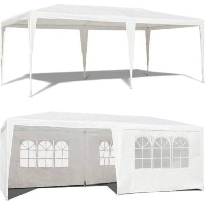 MultiGarden PAW 3 x 6 m, 6 bočních stěn, bílý