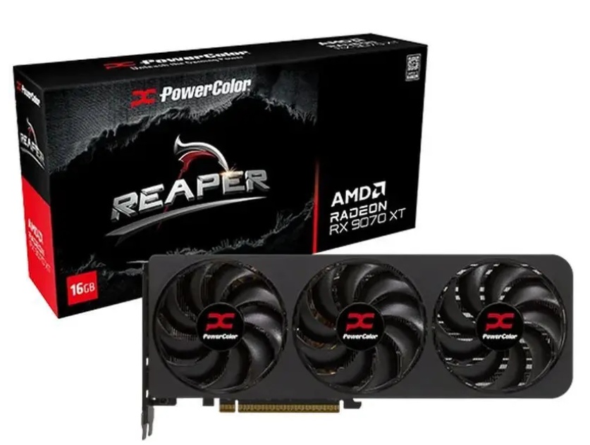 PowerColor Radeon RX 9070 XT Reaper 16GB GDDR6 256bit (1A1-G00426700G)
