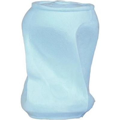 Eco friendly hračka pro psy plechovka modrá, 16 cm/110 g