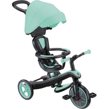 Globber Триколка 4 в 1 globber explorer trike със сенник - ментово зелена