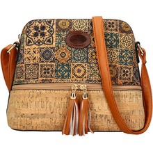 crossbody dámská kabelka v korkovém designu T8297 typ 8