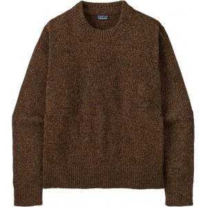 Patagonia Дамски вълнен пуловер Patagonia Women's Recycled Wool Crewneck Sweater Wool jumper - Dappled: Den Brown - размер XS (105-3165-1111)