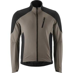 Gonso Мъжко термо яке за колоездене Gonso Trail Jacket Softshell Cycling jacket - Grey Phoenix / Black (051-1319-0211)