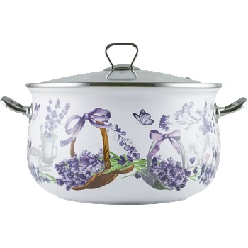 Image 1 of Тенджера емайл с кант 4.8л Лаванда (06541/5)