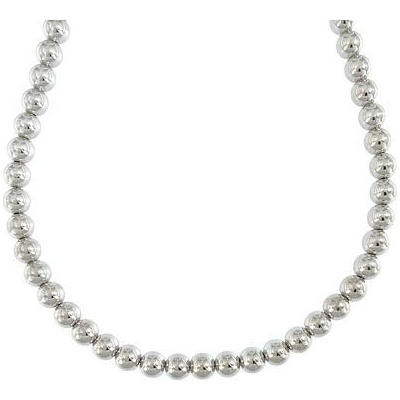 Infinity Silver Stříbrný náhrdelník koule 6mm 154900645