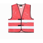 Korntex HI-VIS KXQ THESSALONIKI / Лятна светлоотразителна мрежеста жилетка - червена XXXL/4XL (76KXQ2004z7)