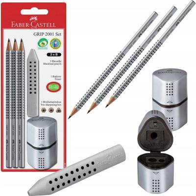 Sada strúhadlo ceruzka gumička Faber-Castell
