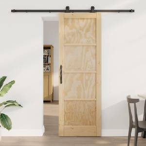 vidaXL Преплъзваща се врата ORKDAL 73, 5 x 211 см Натурално (3445495)