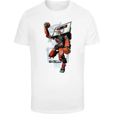 Mister Tee Мъжка тениска в бял цвят Mister Tee Bball RobotUB-MT3259-00220 - Бял, размер S