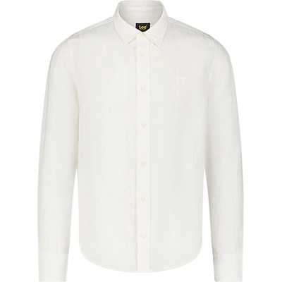 Lee Риза с къс ръкав Lee Patch Short Sleeve Shirt - White