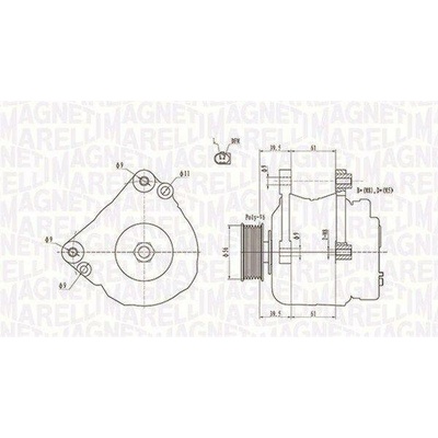 Generátor MAGNETI MARELLI 063731818010