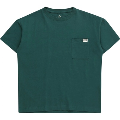 Converse Тениска зелено, размер m