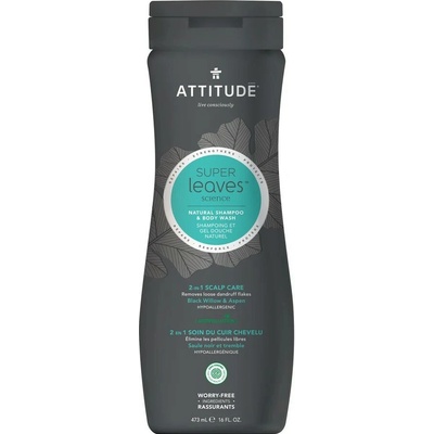 ATTITUDE Prírodný detoxikačný pánsky šampón a telové mydlo - proti lupinám 473 ml