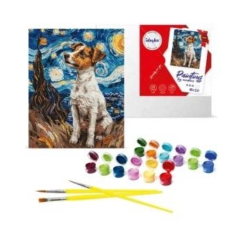Ideyka Paint by Number Kit Magic Jack Russel KHO6596 40x50 AP0037