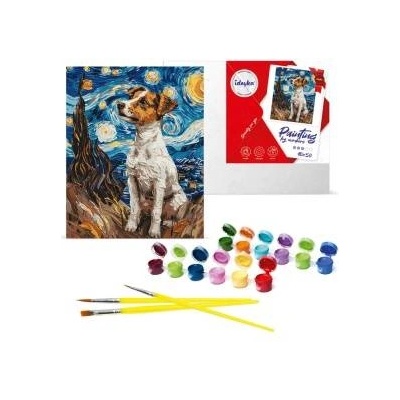 Ideyka Paint by Number Kit Magic Jack Russel KHO6596 40x50 AP0037