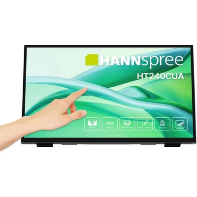 Портативен тъч Монитор Hanspree HT240CUA - 23.8" VA FHD(1920x1080), HDMI, USB-C (HSG-MON-HT240CUA)