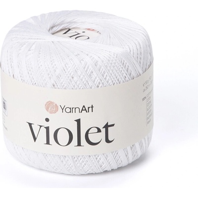 Yarn Art příze Violet 1000 bílá