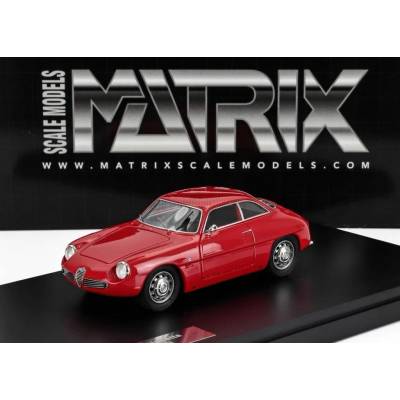 MATRIX SCALE MODELS ALFA ROMEO GIULIETTA SZ COUPE 1961 RED 1:43