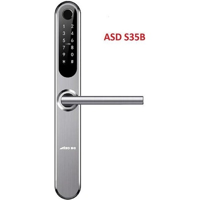 TTLock електронна смарт брава за врати с AL и PVC профили цвят сребро - ASD S35B (CNL0192)