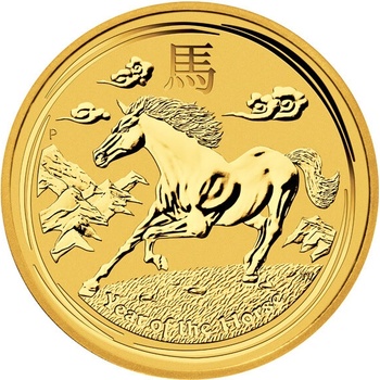 Perth Mint Zlatá mince Rok Koně Lunární Série II 1/20 oz