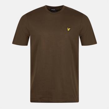 Lyle and Scott Тениска Lyle and Scott Basic Logo T Shirt - Olive W485