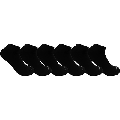Firetrap Мъжки чорапи Firetrap 6Pk Trnr Sock Mens - Black
