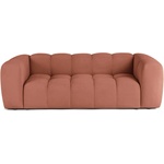 Bonami Теракотен кадифен диван 225 cm Cube - Bonami Selection (CUBE3SEATERTEJA)