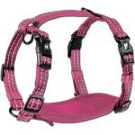 alcott Adventure harnesses - нагръдник за куче Адвенчър, розов, размер S: 15 см дължина, 25-35 см шия, 38-50 см гръден кош, ширина на лентата 1, 5 см - HSSMPK