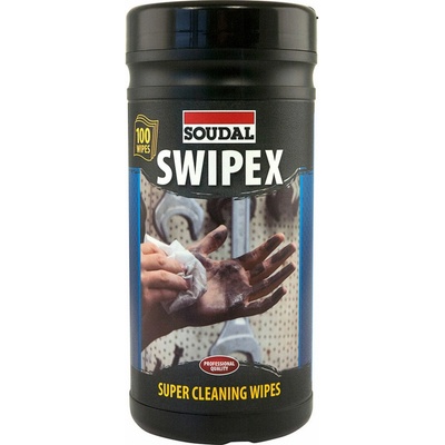 Soudal SWIPEX XXL čistící ubrousky 80ks odstranění zbytků nevytvrzených tmelů, lepidel, montážních pěn a barev