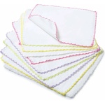 BabyJem Комплект от 10 памучни носни кърпи BabyJem - White, 20 х 20 cm (433) - baby